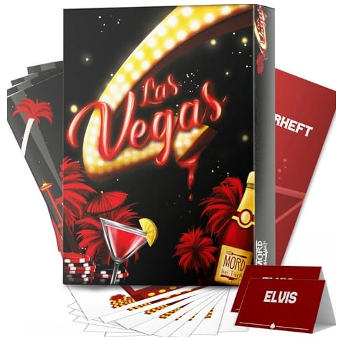 Alle Details zum Brettspiel Mord bei Tisch: Las Vegas und ähnlichen Spielen