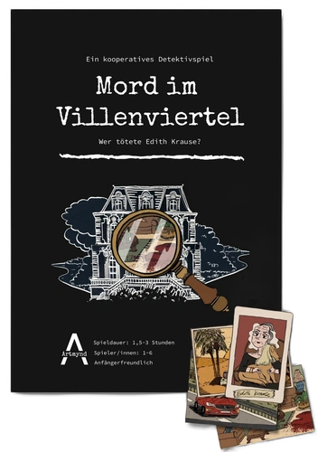 Alle Details zum Brettspiel Mord im Villenviertel: Wer tötete Edith Krause? und ähnlichen Spielen