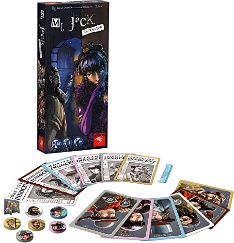 Alle Details zum Brettspiel Mr. Jack Erweiterung und ähnlichen Spielen
