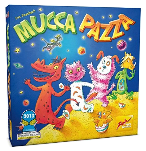 Alle Details zum Brettspiel Mucca Pazza und ähnlichen Spielen