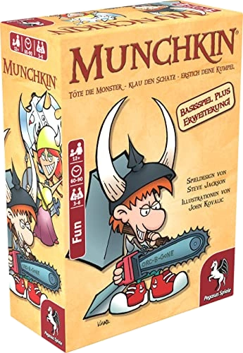 Alle Details zum Brettspiel Munchkin 1+2 und ähnlichen Spielen