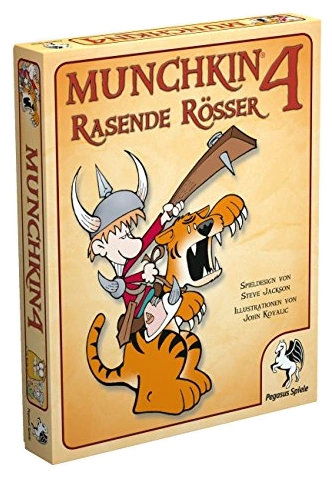 Alle Details zum Brettspiel Munchkin 4: Rasende Rösser und ähnlichen Spielen