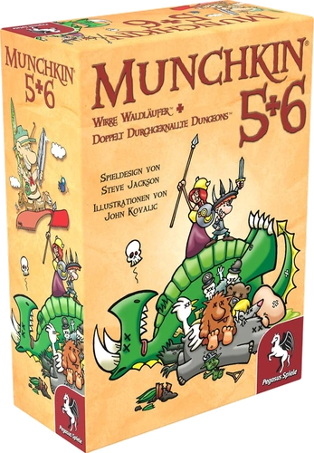 Alle Details zum Brettspiel Munchkin 5+6 und ähnlichen Spielen