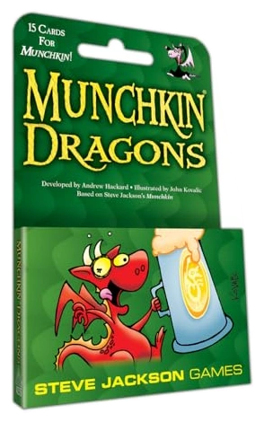 Alle Details zum Brettspiel Munchkin: Drachen (Booster-Pack) und ähnlichen Spielen