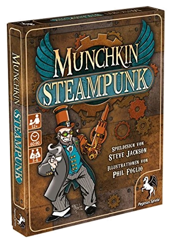 Alle Details zum Brettspiel Munchkin Steampunk und ähnlichen Spielen