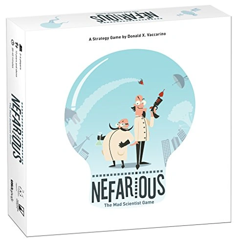 Alle Details zum Brettspiel Nefarious: The Mad Scientist Game und ähnlichen Spielen