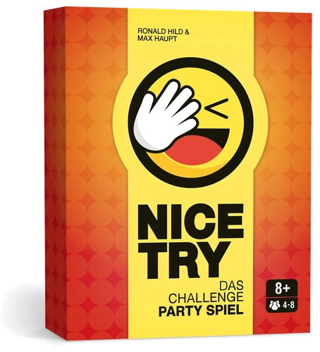 Alle Details zum Brettspiel NICE TRY: Das Challenge Party Spiel und ähnlichen Spielen