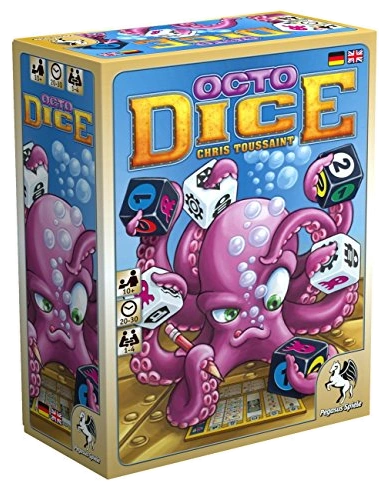 Alle Details zum Brettspiel OctoDice und ähnlichen Spielen