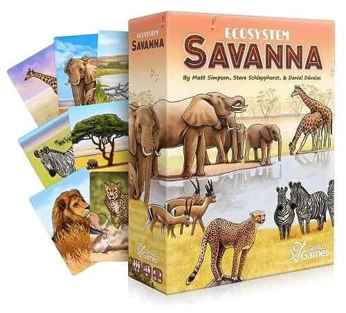 Alle Details zum Brettspiel Ökosystem: Savanne und ähnlichen Spielen