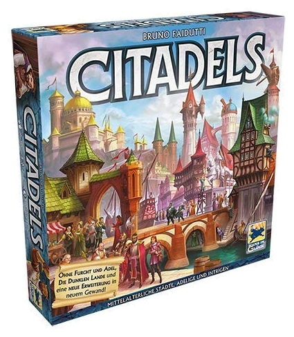 Alle Details zum Brettspiel Ohne Furcht und Adel (Citadels) (Sieger À la carte 2000 Kartenspiel-Award) und ähnlichen Spielen