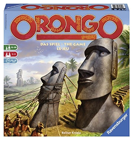 Alle Details zum Brettspiel Orongo und ähnlichen Spielen