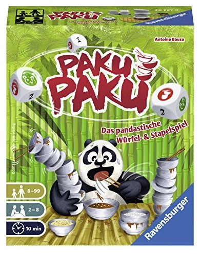 Alle Details zum Brettspiel Paku Paku und ähnlichen Spielen