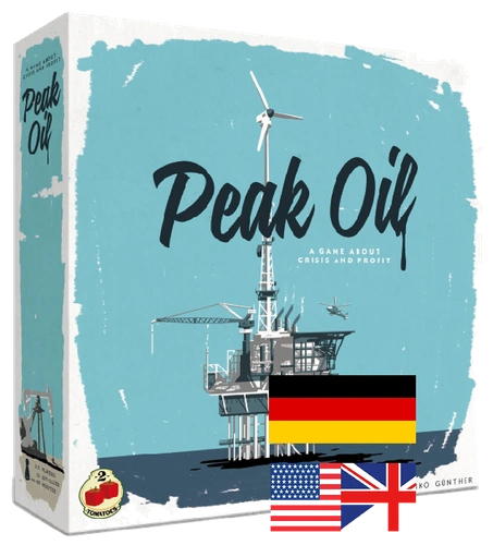 Alle Details zum Brettspiel Peak Oil und ähnlichen Spielen