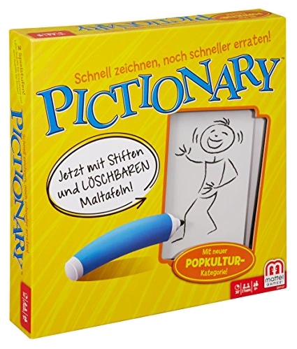 Alle Details zum Brettspiel Pictionary und ähnlichen Spielen