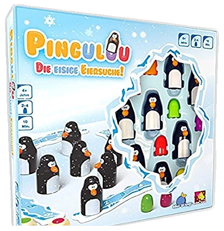 Alle Details zum Brettspiel Pinguluu - Die eisige Eiersuche und ähnlichen Spielen