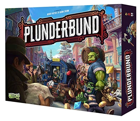 Alle Details zum Brettspiel Plunderbund und ähnlichen Spielen