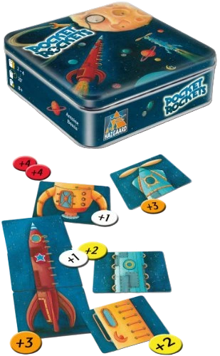 Alle Details zum Brettspiel Pocket Rockets und ähnlichen Spielen
