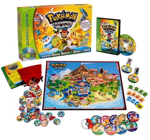 Alle Details zum Brettspiel Pokémon Champion Island DVD Board Game und ähnlichen Spielen
