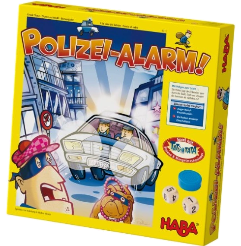 Alle Details zum Brettspiel Polizei-Alarm! und ähnlichen Spielen