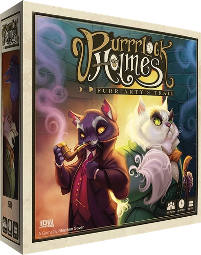 Alle Details zum Brettspiel Purrrlock Holmes: Auf Mauziaty's Fährte und ähnlichen Spielen