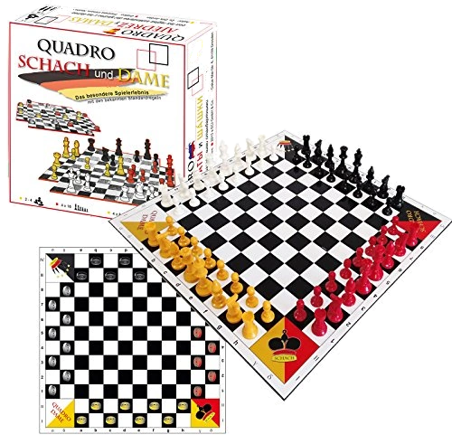Alle Details zum Brettspiel Quadro Schach / Vendetta / 4-Spieler Schach und ähnlichen Spielen