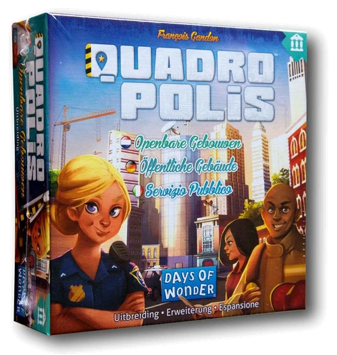 Alle Details zum Brettspiel Quadropolis: Public Services (Erweiterung) und ähnlichen Spielen