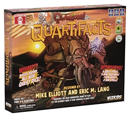 Alle Details zum Brettspiel Quarriors! Quartifacts (4. Erweiterung) und ähnlichen Spielen
