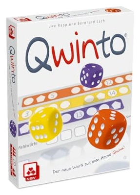 Alle Details zum Brettspiel Qwinto und ähnlichen Spielen