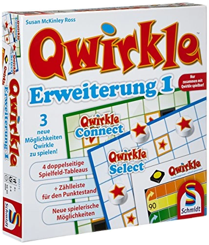 Alle Details zum Brettspiel Qwirkle: Erweiterung 1 und ähnlichen Spielen