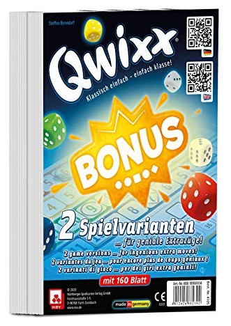 Alle Details zum Brettspiel Qwixx: Bonus (Erweiterung) und ähnlichen Spielen
