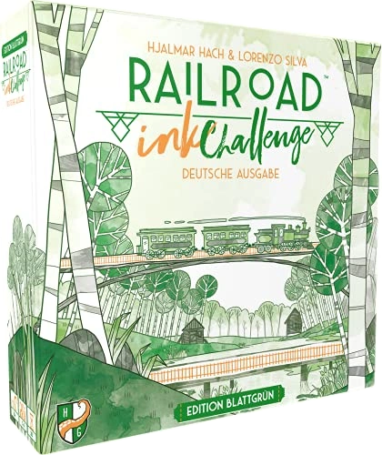 Alle Details zum Brettspiel Railroad Ink Challenge: Edition Blattgrün und ähnlichen Spielen