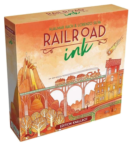 Alle Details zum Brettspiel Railroad Ink: Edition Knallrot und ähnlichen Spielen