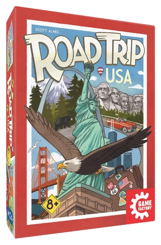 Alle Details zum Brettspiel Road Trip: USA und ähnlichen Spielen