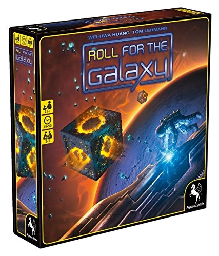 Alle Details zum Brettspiel Roll for the Galaxy und ähnlichen Spielen