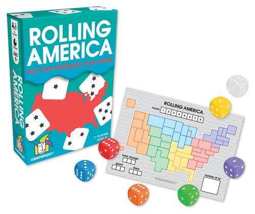 Alle Details zum Brettspiel Rolling America und ähnlichen Spielen