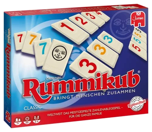 Alle Details zum Brettspiel Rummikub (Spiel des Jahres 1980) und ähnlichen Spielen