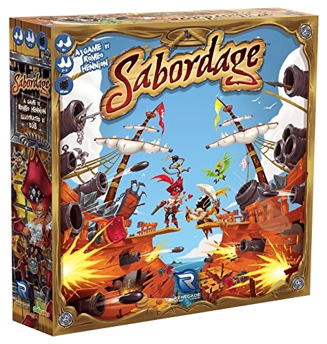 Alle Details zum Brettspiel Sabordage und ähnlichen Spielen
