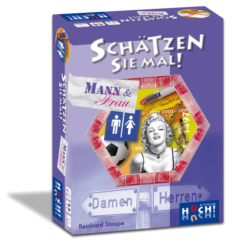 Alle Details zum Brettspiel Schätzen Sie mal! Mann & Frau und ähnlichen Spielen