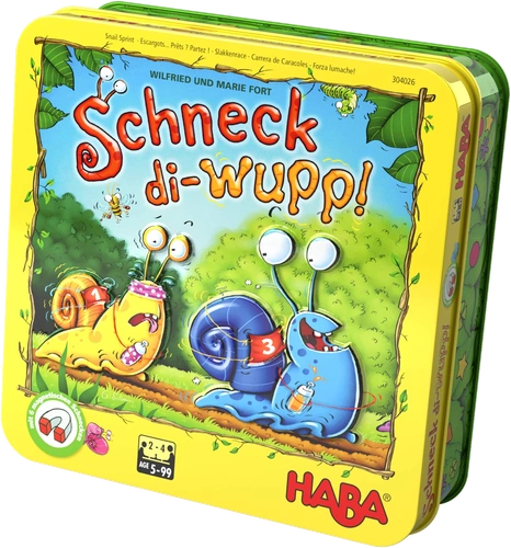 Alle Details zum Brettspiel Schneck-di-wupp! und ähnlichen Spielen