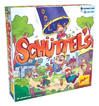 Alle Details zum Brettspiel Schüttel's und ähnlichen Spielen