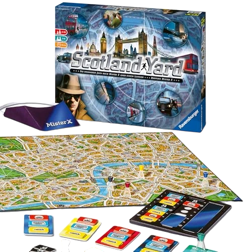 Alle Details zum Brettspiel Scotland Yard (Spiel des Jahres 1983) und ähnlichen Spielen