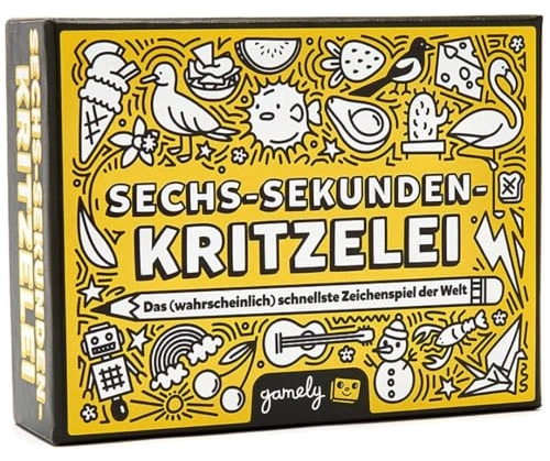 Alle Details zum Brettspiel Sechs-Sekunden-Kritzelei und ähnlichen Spielen