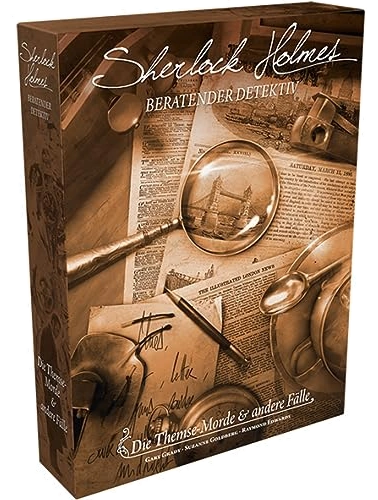 Alle Details zum Brettspiel Sherlock Holmes - Beratender Detektiv: Die Themse-Morde & andere Fälle (Spiel des Jahres 1985) und ähnlichen Spielen