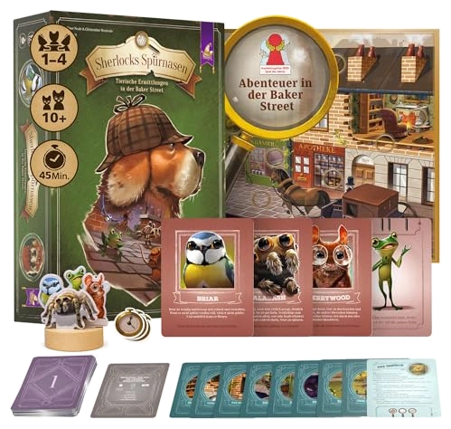 Alle Details zum Brettspiel Sherlocks Spürnasen und ähnlichen Spielen