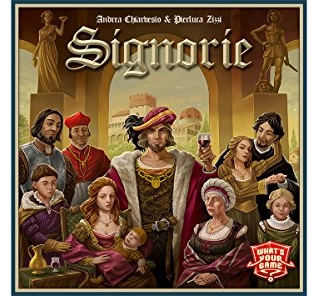 Alle Details zum Brettspiel Signorie und ähnlichen Spielen