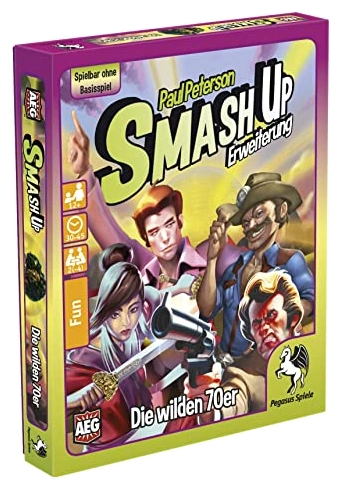 Alle Details zum Brettspiel Smash Up: Die wilden 70er (Erweiterung) und ähnlichen Spielen