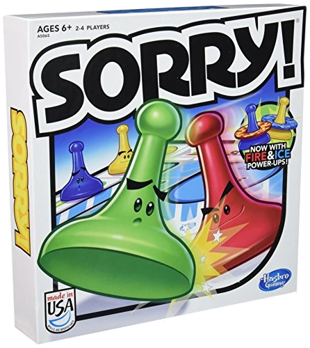 Alle Details zum Brettspiel Sorry! mit Feuer- & Eis-Power-ups und ähnlichen Spielen
