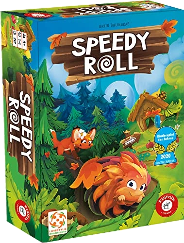 Alle Details zum Brettspiel Speedy Roll (Kinderspiel des Jahres 2020) und ähnlichen Spielen