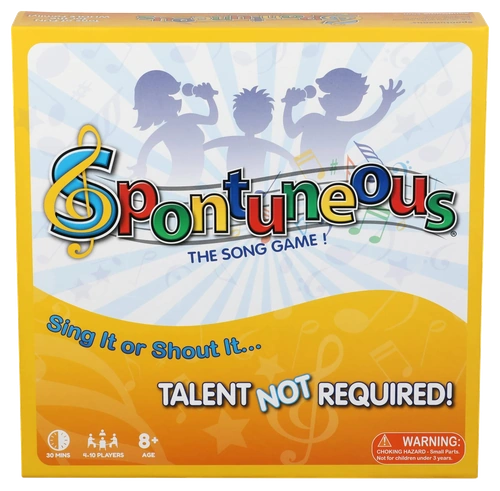 Alle Details zum Brettspiel Spontuneous - The Song Game (Talent not required!) und ähnlichen Spielen