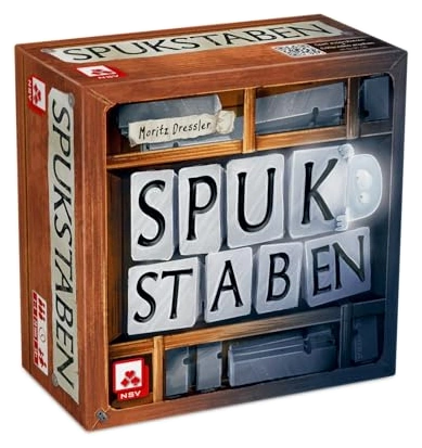 Alle Details zum Brettspiel Spukstaben und ähnlichen Spielen